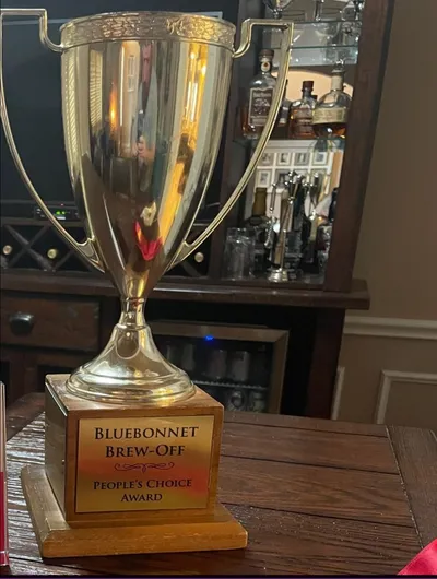 People's Choice Trophy from Club night at Bluebonnet Brewoff